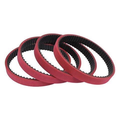 Red rubber coated timing belt made in China