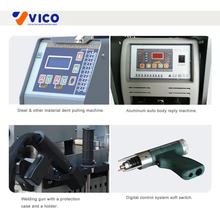 Vico Auto Body Hail Bumper Damage Collision Accident Repair Equipment Multifunctional Aluminum Dent Pulling Machine #VDP-60L-C