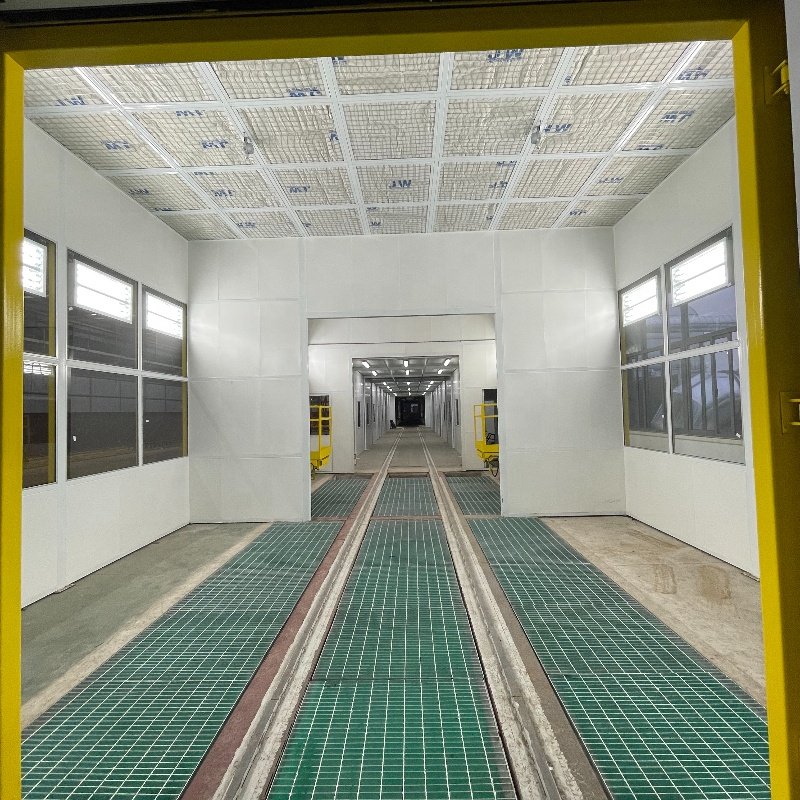 Paint Booth China Paint Box Prep Station Spray Booth for Cars diesel burner Auto Electric Heating Spray Booth