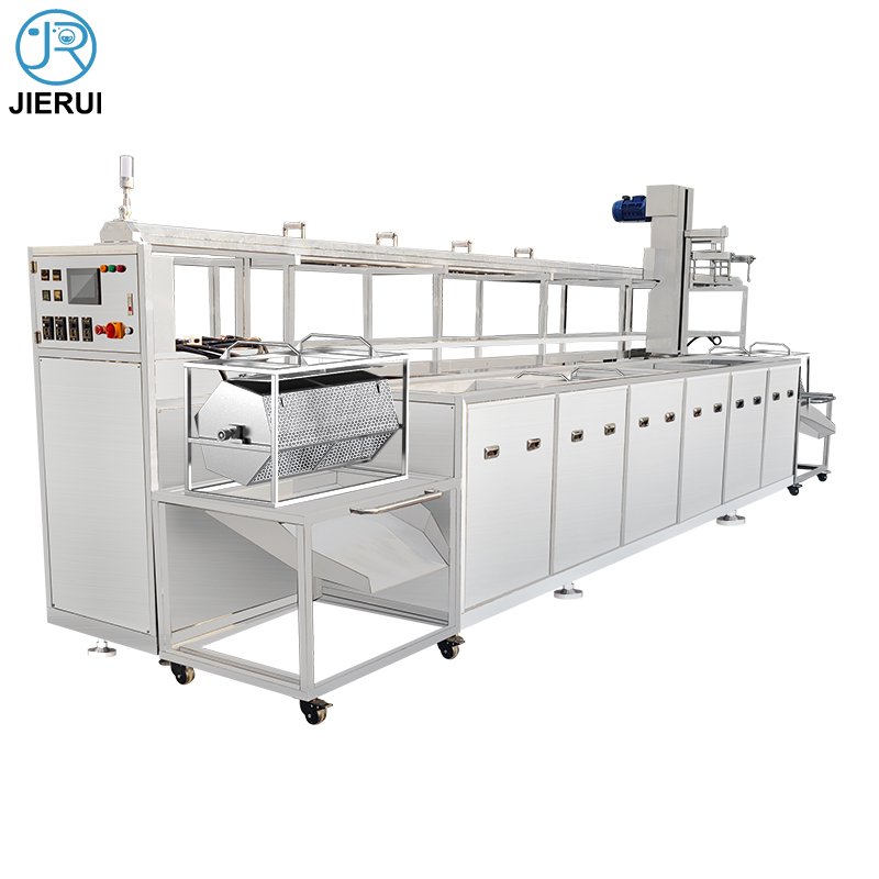 Full Auto Ultrasonic Anilox Drum Grease Parts Washer Cleaning Bucket 4 Chambers Equipment Production Line for Cleaning Machines