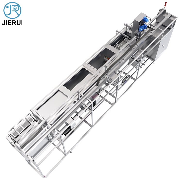 Full Auto Ultrasonic Anilox Drum Grease Parts Washer Cleaning Bucket 4 Chambers Equipment Production Line for Cleaning Machines
