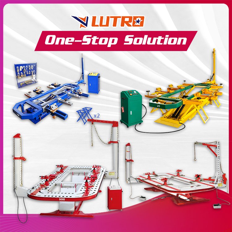 Frame Machine Car Bench Body Repair Equipment 5 Tons Chassis Pulling and Straightener Bench Work Bench Pneumatic
