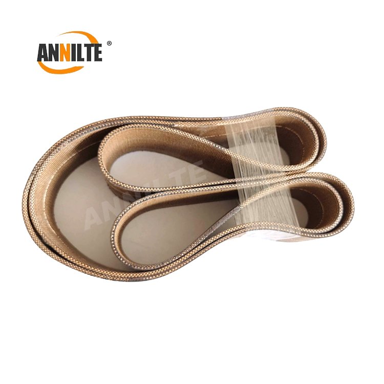 Annilte rubber canvas material winder flat belt spiral tube winding belt for paper tube core machine
