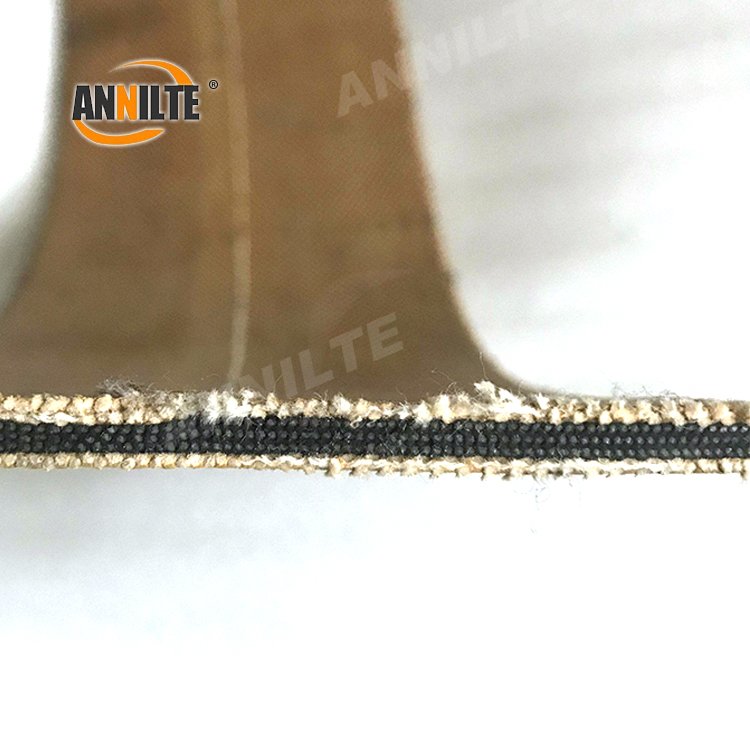 Annilte rubber canvas material winder flat belt spiral tube winding belt for paper tube core machine