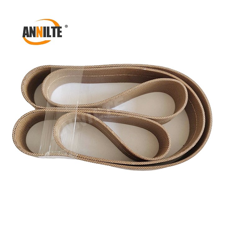 Annilte rubber canvas material winder flat belt spiral tube winding belt for paper tube core machine