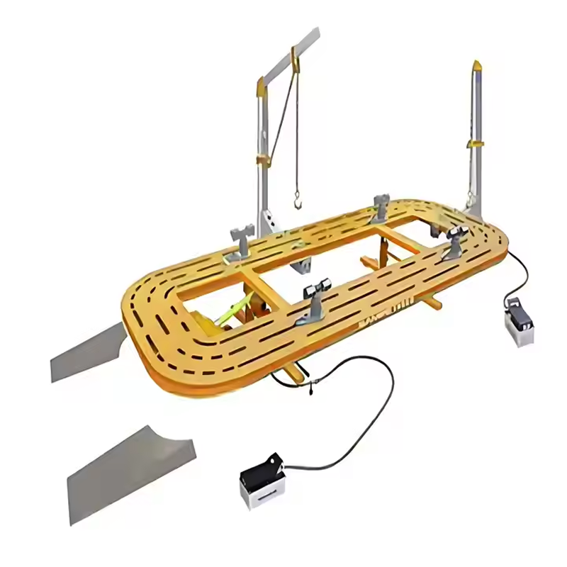 Auto Body Repair Equipment with Infrared Curing Lamp Hydraulic Lifted Auto Elevator