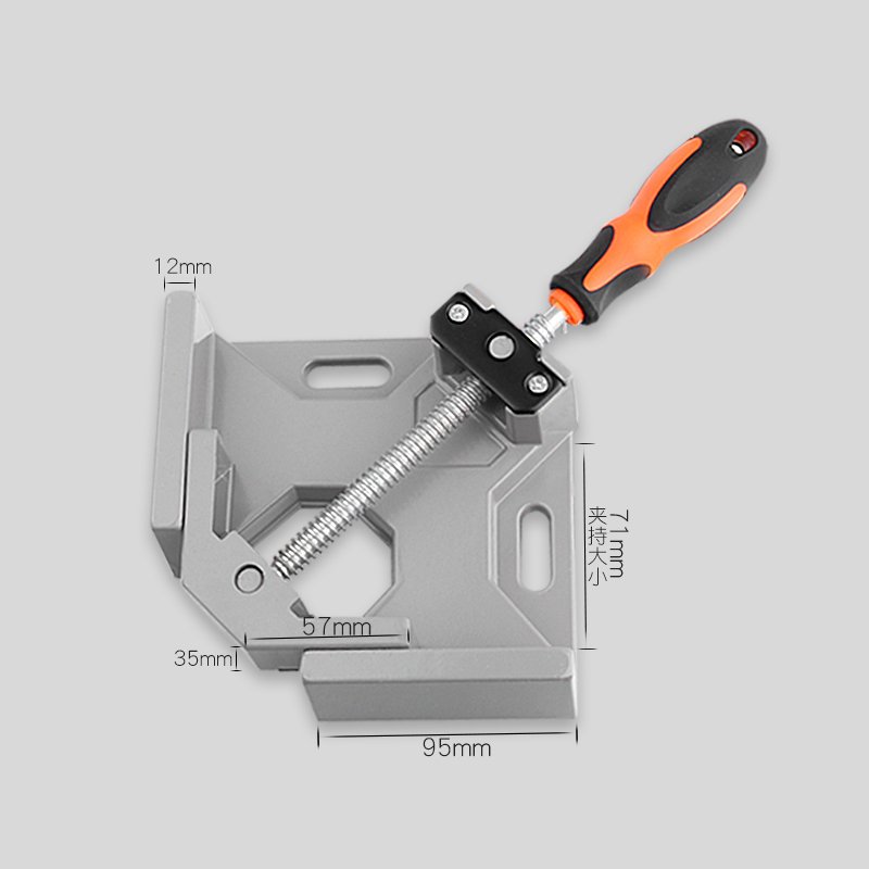 Multi Functional Powerful Closure Carpenter Woodworking Stainless Steel Right Angle Clamp Holder Woodworking Tools Accessories