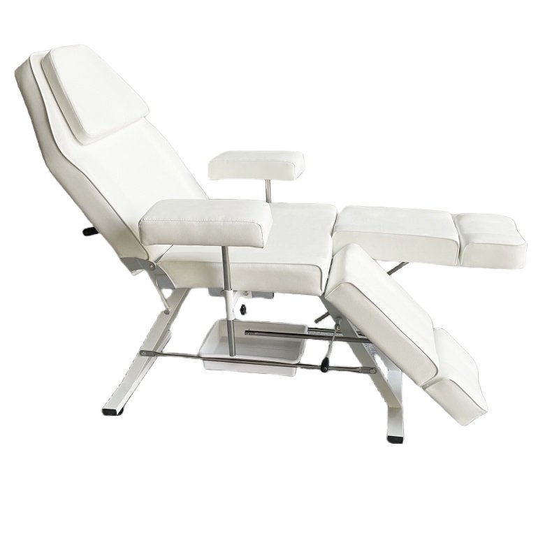 Facial Spa Massage Large Armrest Salon Foldable Eyelash Facial Parts Lashes Tattoo Beauty Split Legs Repair Nails Chair Bed