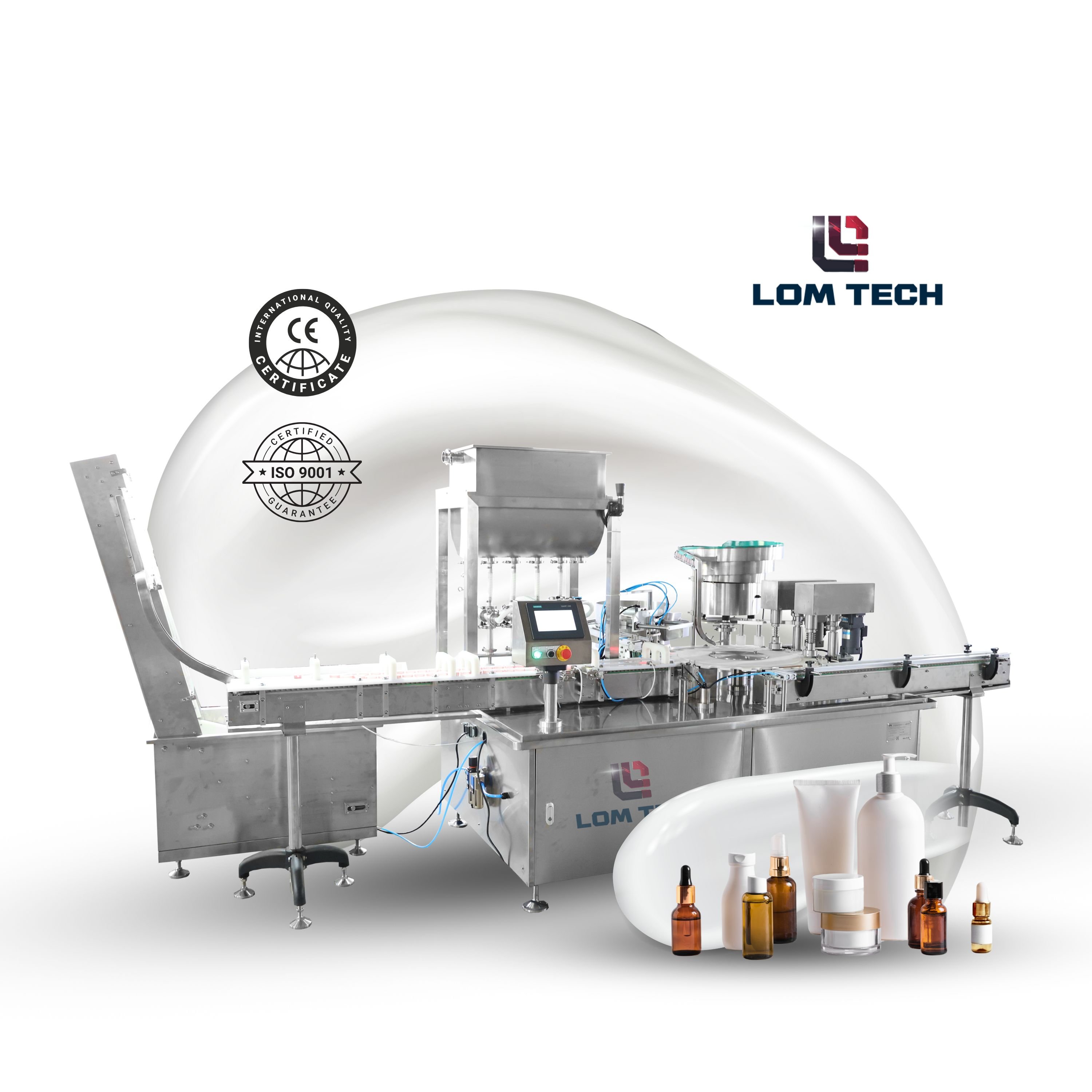 LOM Small Jars for Auto Cream Cosmetic Products Concentrate Plant Juice Filling Line-Core Gear Components for Apparel & Textiles