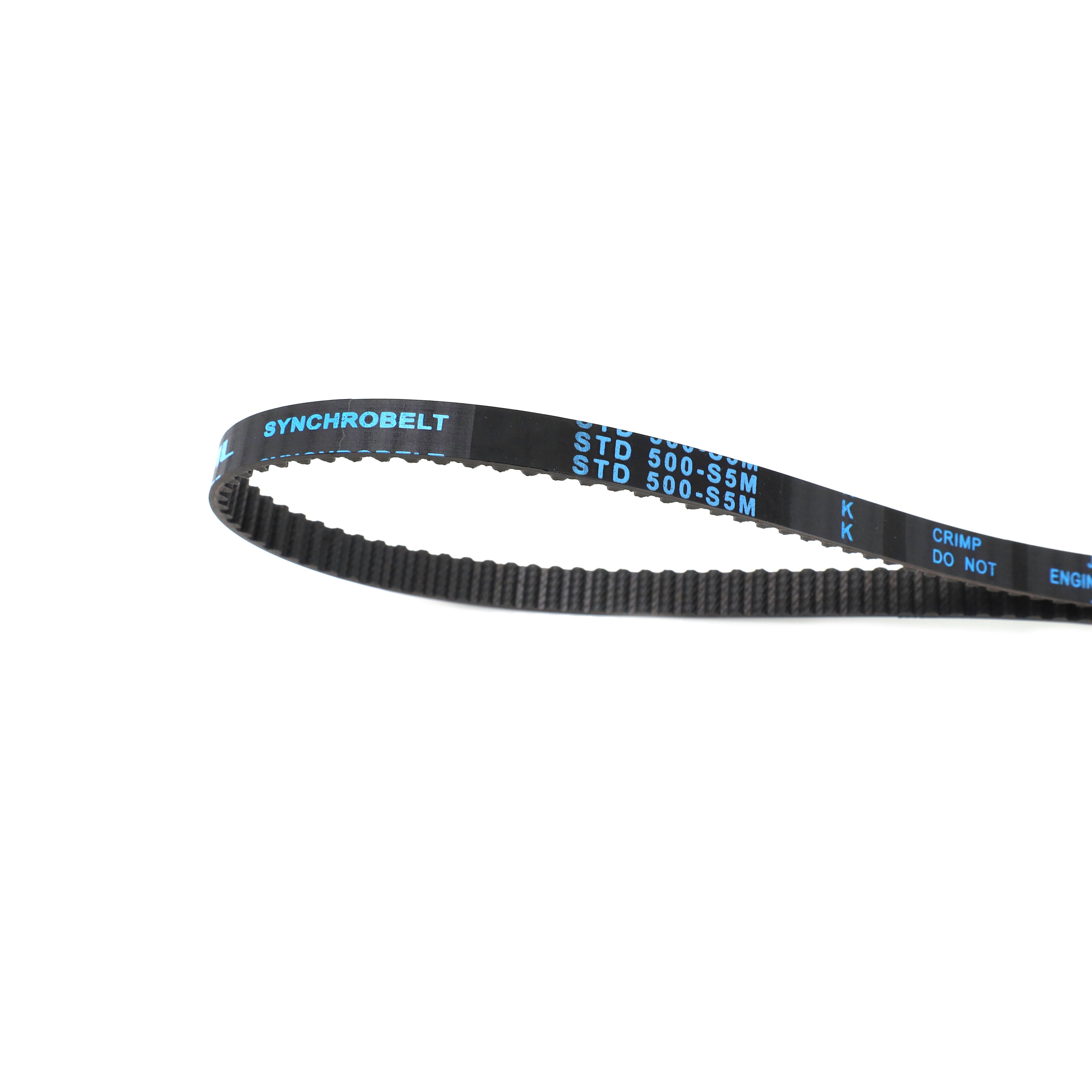 Industry machine use HTD STD RPP timing belt S5M 500mm lenngth rubber transmission belts