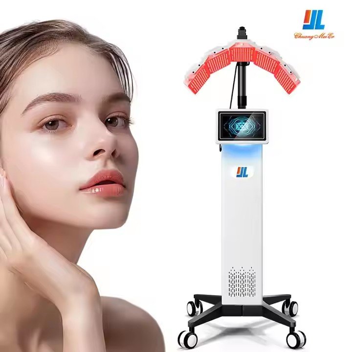 Manufacturer's Directly Operated Beauty Salon Instrument Scalp Care 7-Color Pdt LED Facial Phototherapy Beauty Repair Instrument