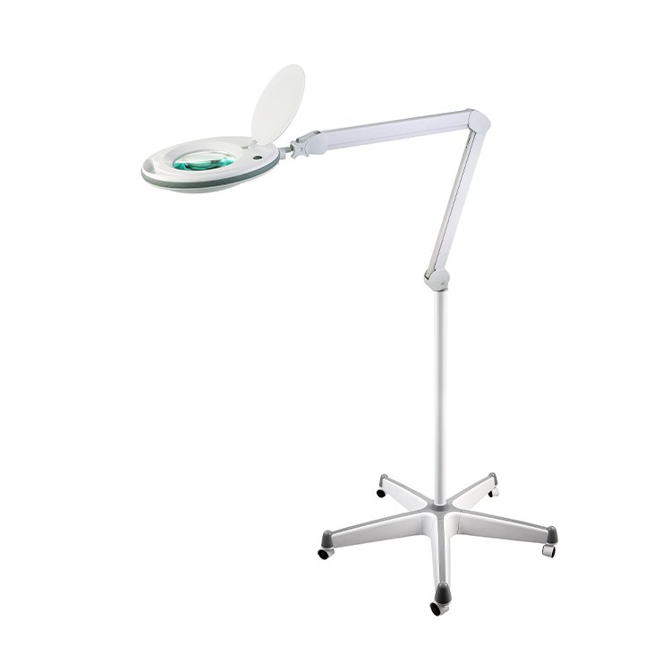 Cosmetic Lamp Eyelash Extension Nail Facial Furniture Beauty Salon Equipment Rolling Floor Stand Light Magnifier Led Lamp