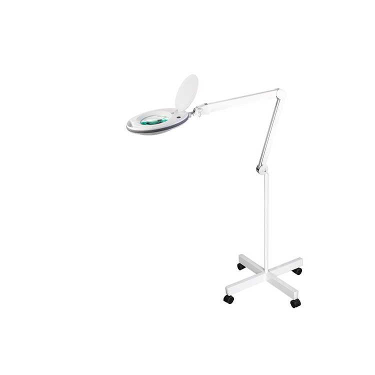 Cosmetic Lamp Eyelash Extension Nail Facial Furniture Beauty Salon Equipment Rolling Floor Stand Light Magnifier Led Lamp