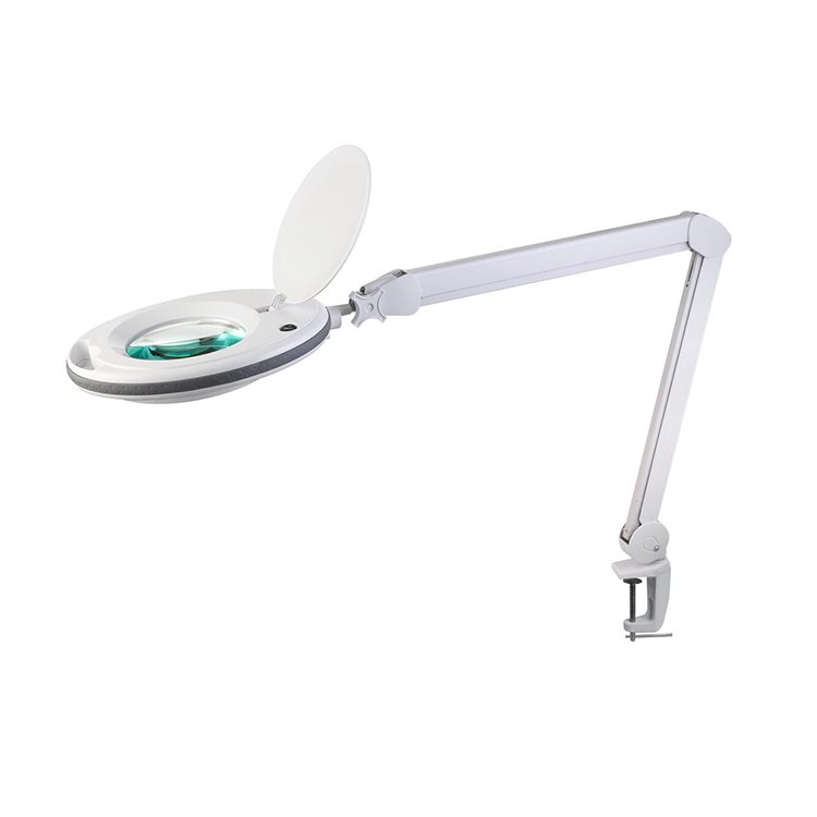 Cosmetic Lamp Eyelash Extension Nail Facial Furniture Beauty Salon Equipment Rolling Floor Stand Light Magnifier Led Lamp