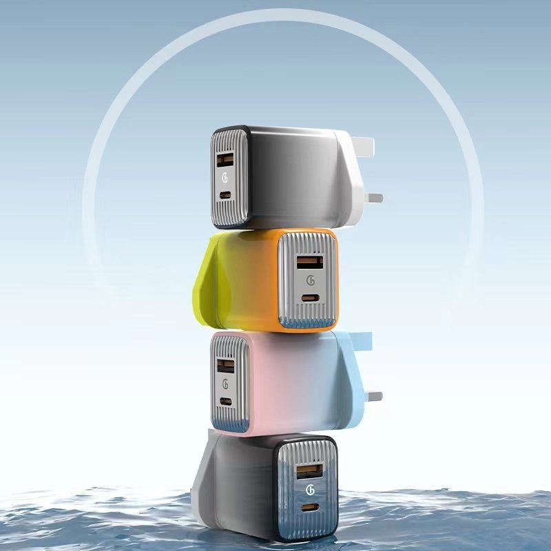 Explosive New Products HOGUO Quick Travel Wall Charger C+a High Power Fast Charge Charger For Type-c Laptop
