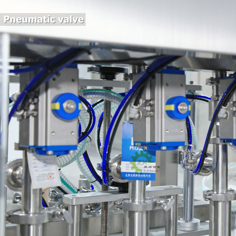 ZXSMART Automatic Double-Head Liquid Filling Machine for Soap Shampoo Bottles Lotion Capping Gear Core Components Glass