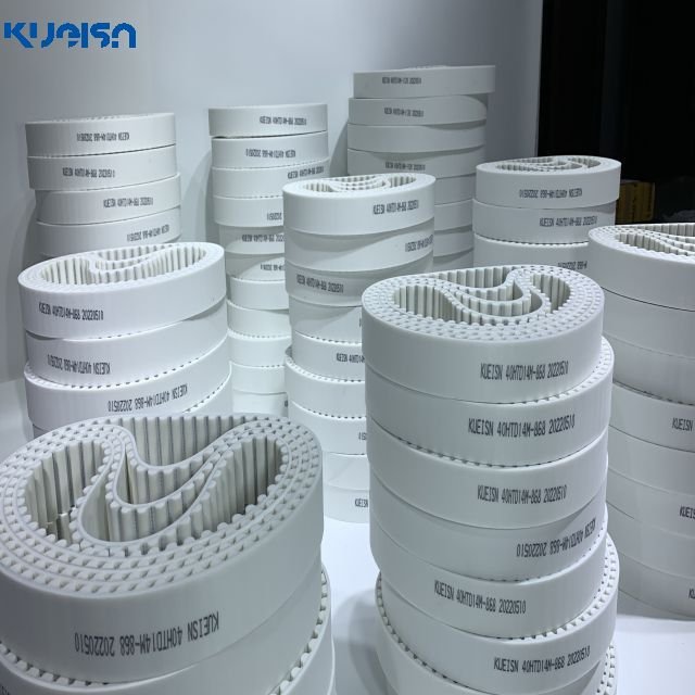 Kueisn Source factory high quality supply HTD STD AT T-type PU belt steel