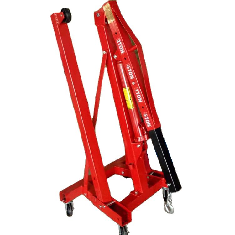 Factory Wholesale 2T 3T Foldable Engine Crane Lift Jack for Workshop Repairing Garage