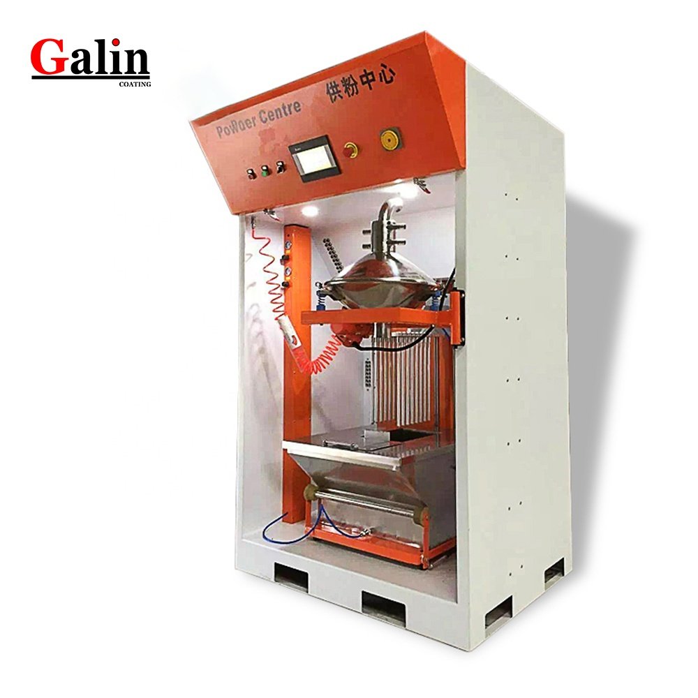 Galin Customized Electrostatic Powder Coating Machine Fast Color Change Powder Supply Feed Center GPS01
