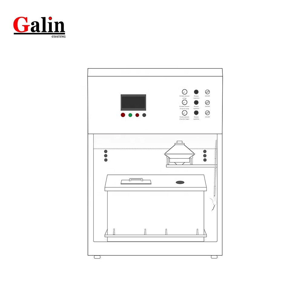Galin Customized Electrostatic Powder Coating Machine Fast Color Change Powder Supply Feed Center GPS01