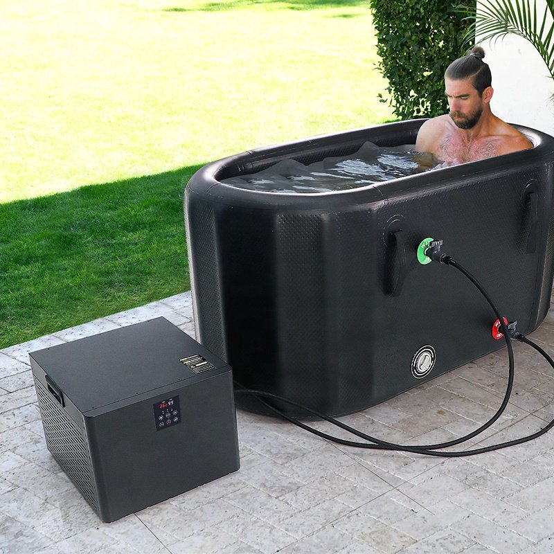 Portable Water Chiller for Bath Cold Plunge Equipment 1/2 HP Cooler Chiller with UV Ozone