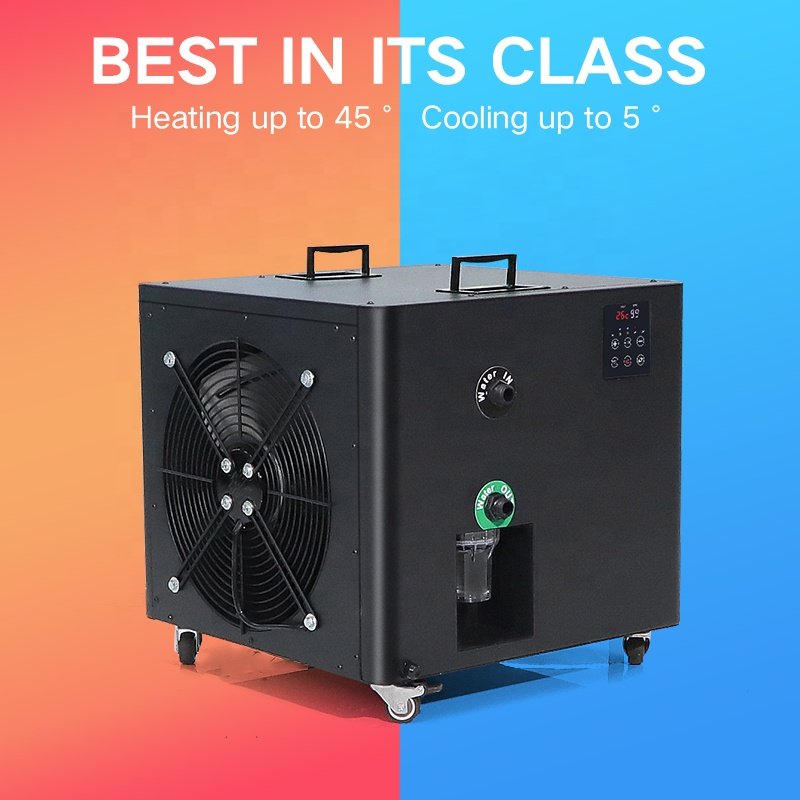 Portable Water Chiller for Bath Cold Plunge Equipment 1/2 HP Cooler Chiller with UV Ozone