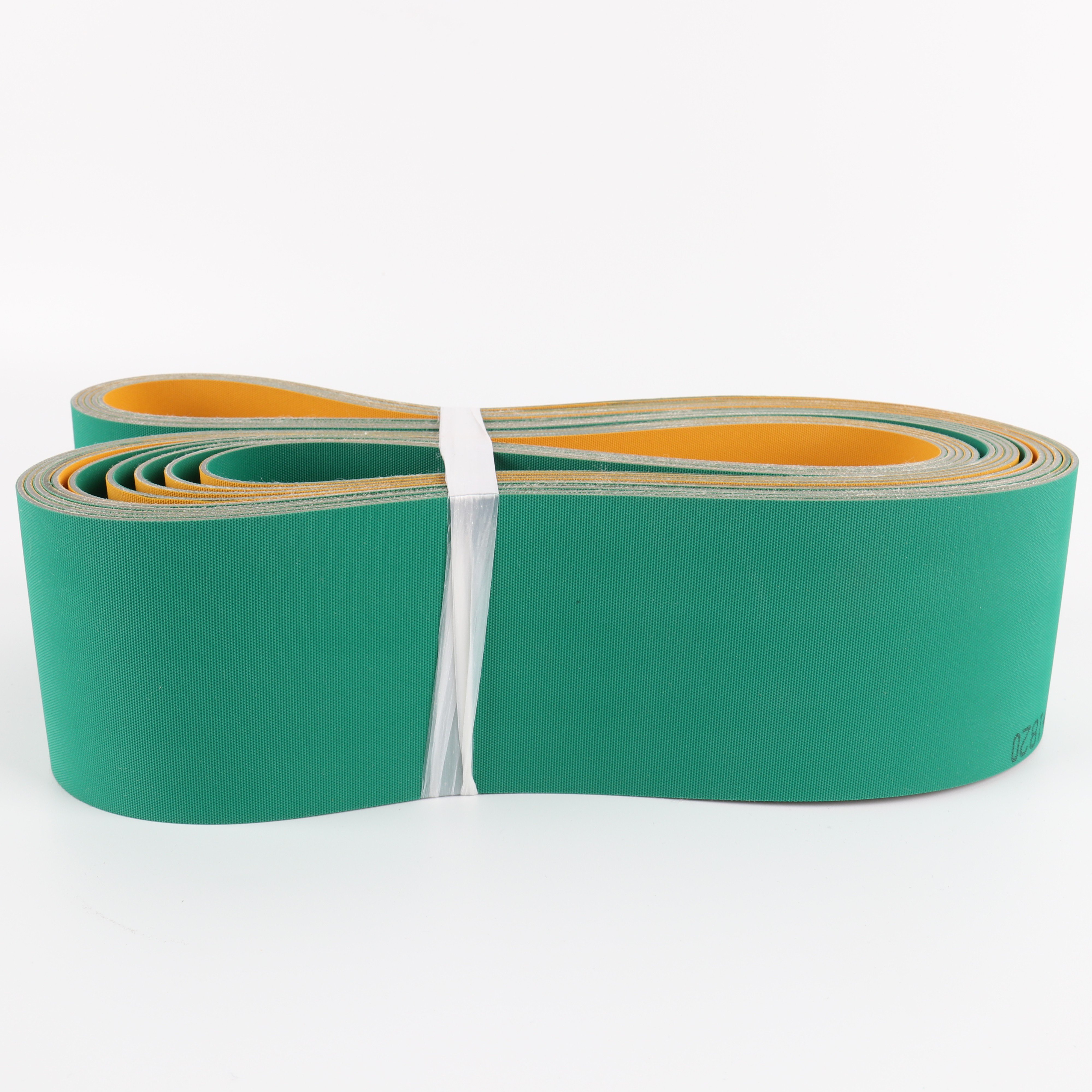 green yellow nylon base transmission belt for packaging lines