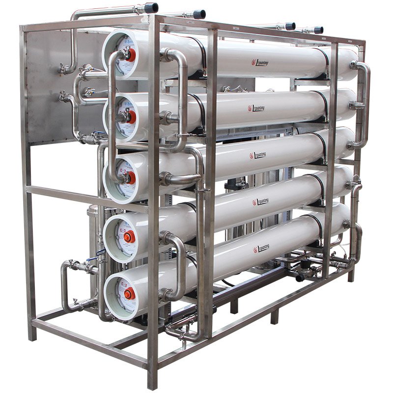 RO 2 Stage 4000lph Mineral Water Production Line System of Drinking Water Production Water Osmosis Filter-making Machine