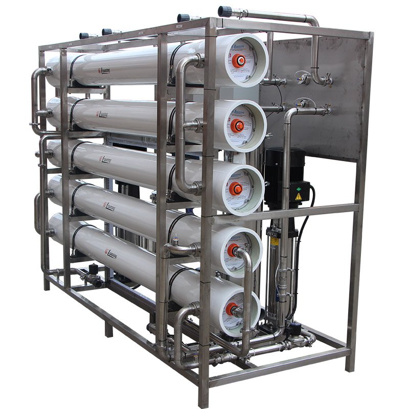 RO 2 Stage 4000lph Mineral Water Production Line System of Drinking Water Production Water Osmosis Filter-making Machine