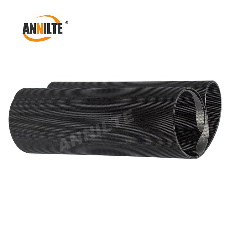 Annilte Factory direct 1.6mm 2.0mm 2.5mm low friction anti-static treadmill running belt treadmill belt