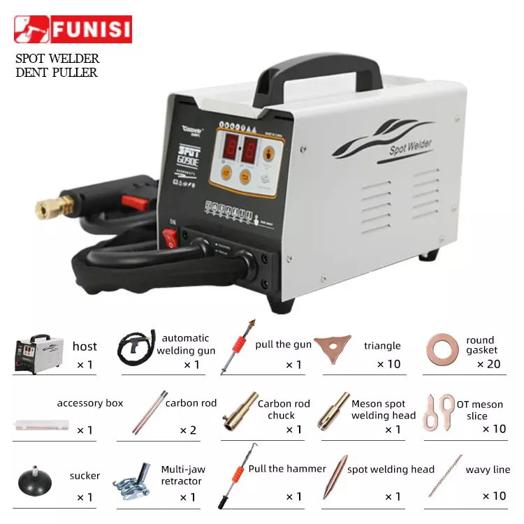 90E FUNISI Auto Sheet Metal Shaping Machine Dent Repair Spot Welding Machine
