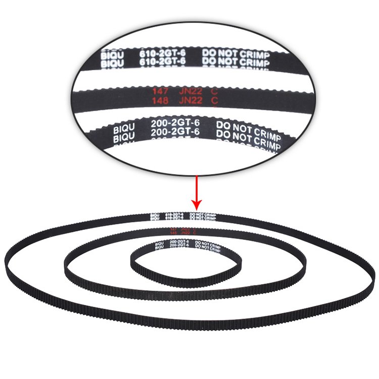 Professional Quality Synchronous Belts with Evenly Spaced Teeth Transmission Belts
