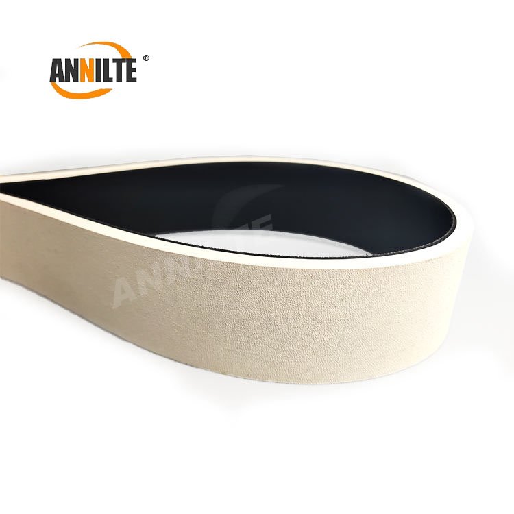 Annilte easy feed white rubber feeder belt for carton industry
