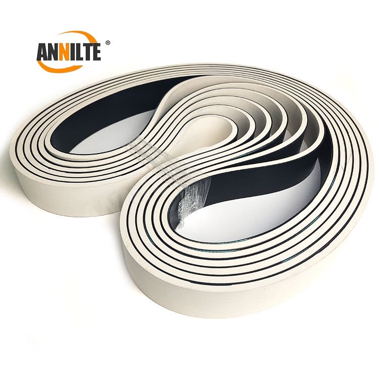 Annilte easy feed white rubber feeder belt for carton industry
