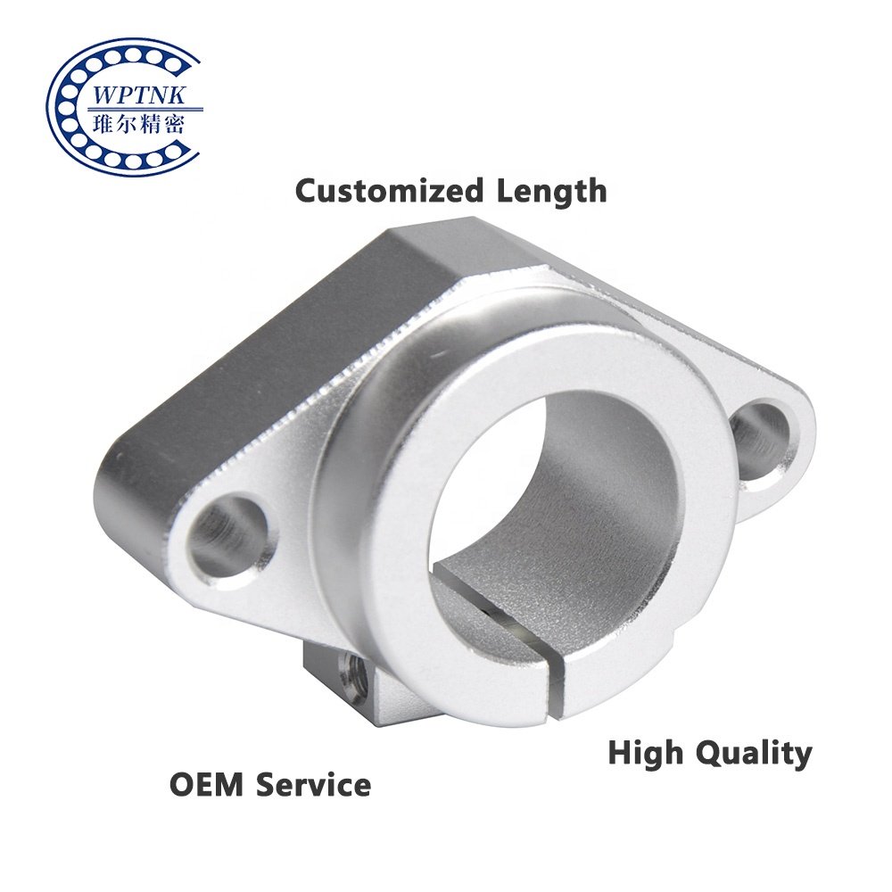 High Quality OEM ODM SHF20 XYZ Table CNC Router CNC Cylinder Linear Rail Rod Shaft Fixing Axis Bracket Aluminum Support Seat Kit