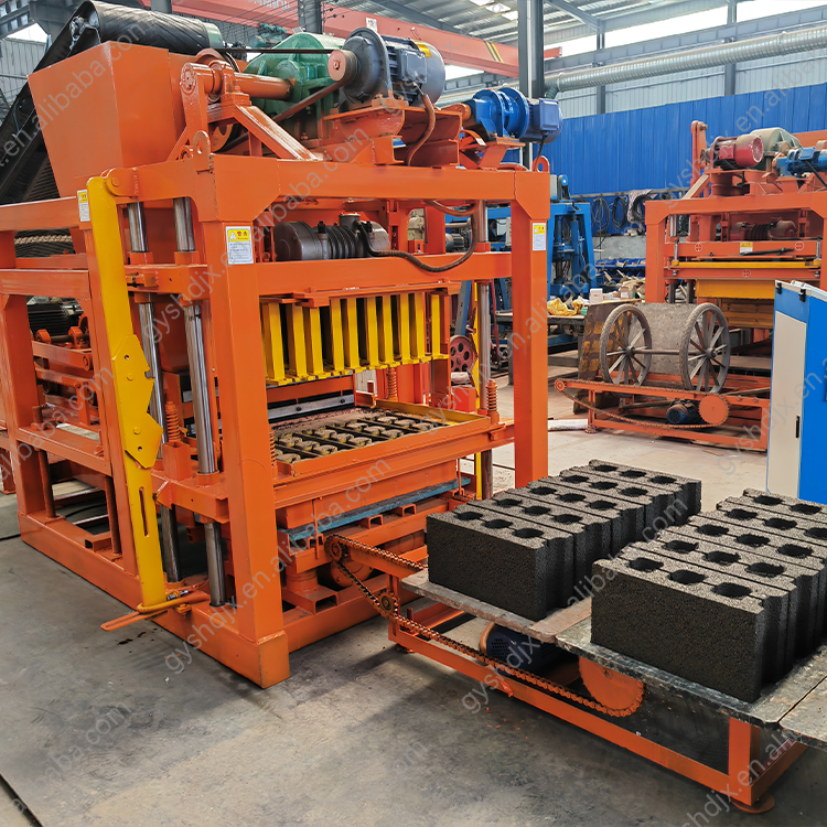 New QT 4-25D Hydraulic Automatic Interlocking Block Mould Machine Hollow Brick Paver Concrete Bricks for Sale Nicaragua Ecuador