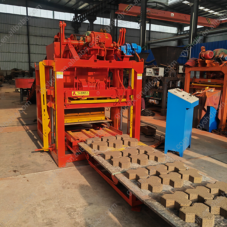 New QT 4-25D Hydraulic Automatic Interlocking Block Mould Machine Hollow Brick Paver Concrete Bricks for Sale Nicaragua Ecuador