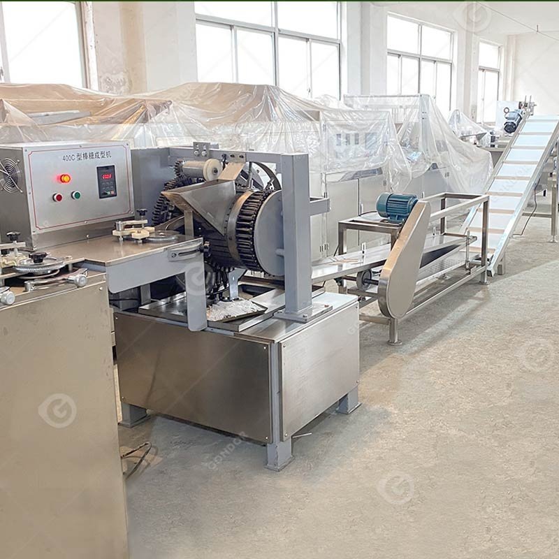Auto Crutch Color Chocolate Automatic Flat Whistle Make Machine Lollipop Hard Candy Deposit Production Line