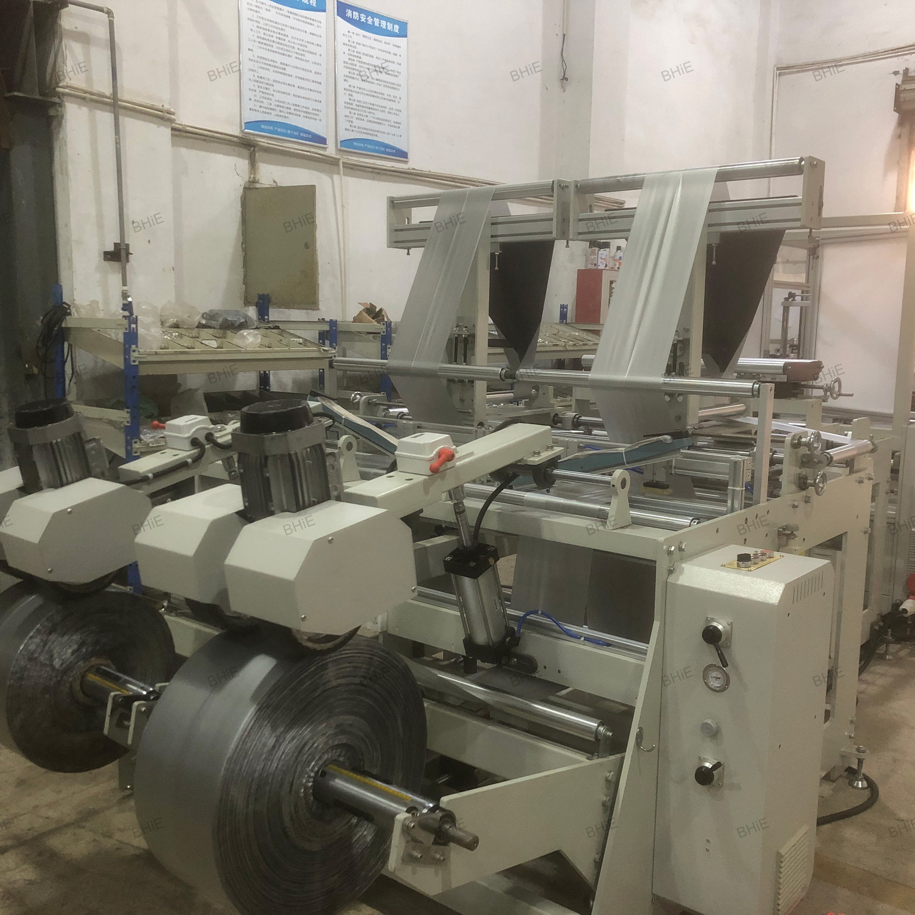 High Speed Automatic Roll Bag Household Trash Bags Plastic Supermarket Bags on Roll Making Machine