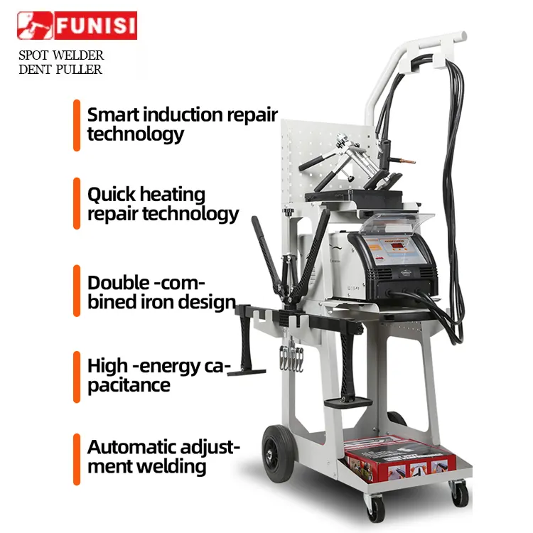 F8100 Body Repair Equipment Tooling Bodywork Spotter Welder Car Body Repair Aluminum Dent Puller
