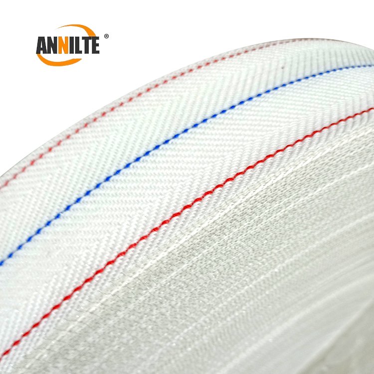Annilte egg collection belt 100mm 95mm egg conveyor belt for chicken farm nylon