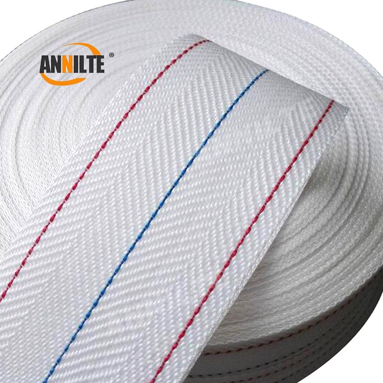 Annilte egg collection belt 100mm 95mm egg conveyor belt for chicken farm nylon