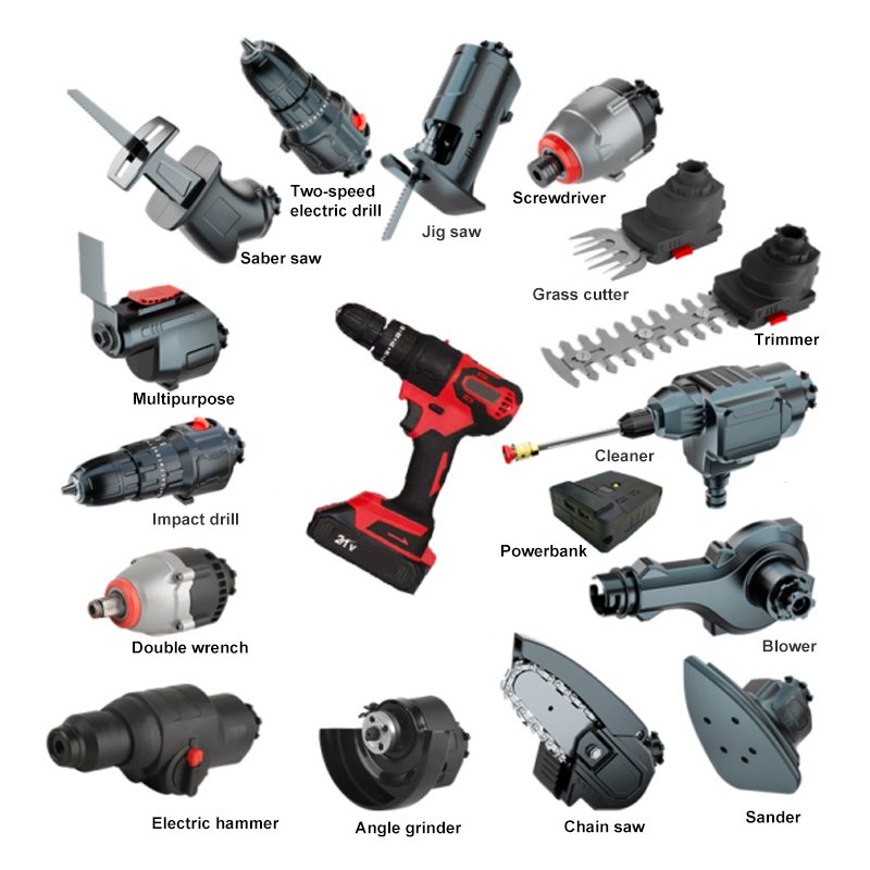OEM 21V Cordless Drill Household Tools Set DIY Hand Tool Kits for Professional Garden Multipurpose Power Tools Set Combo
