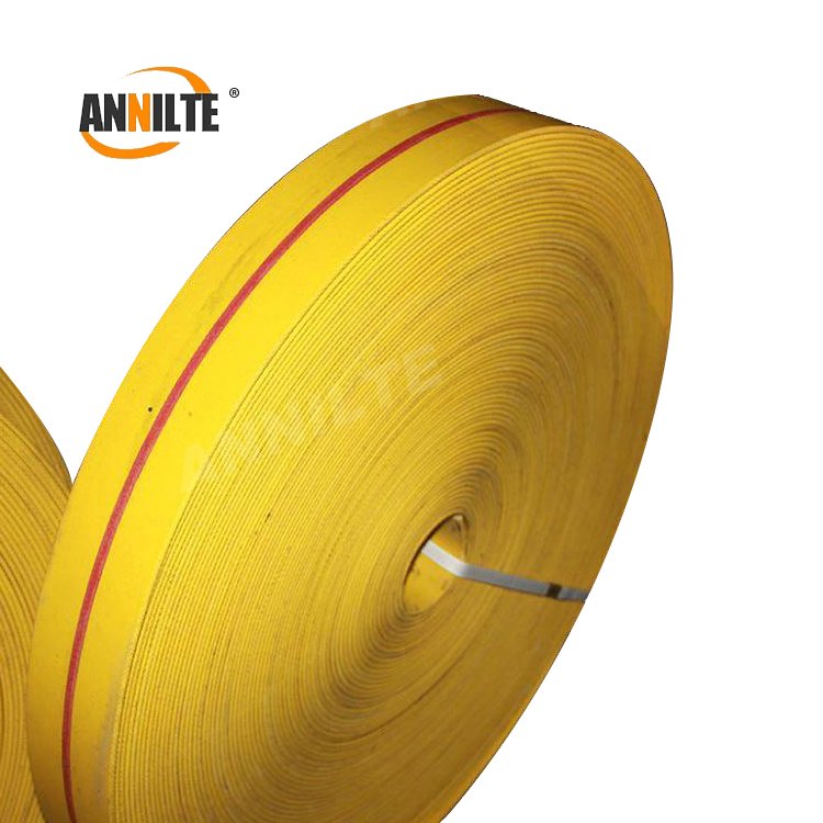 Annilte Agriculture Cotton Canvas Nylon Rubber Flat Power Transmission Conveyor Belt flat drive belt