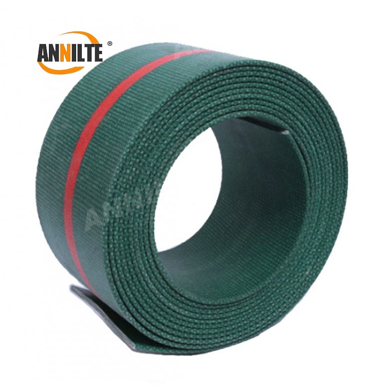 Annilte Agriculture Cotton Canvas Nylon Rubber Flat Power Transmission Conveyor Belt flat drive belt