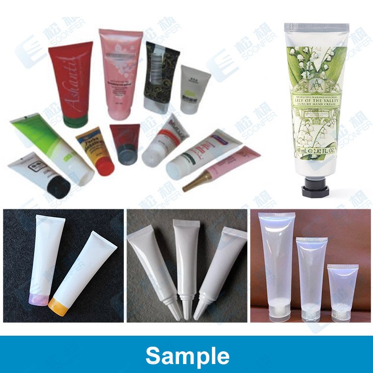 Cosmetic Gel Filling Automatic Body Lotion Hair Removal Cream Soft Plastic Tube Filling and Sealing Machine