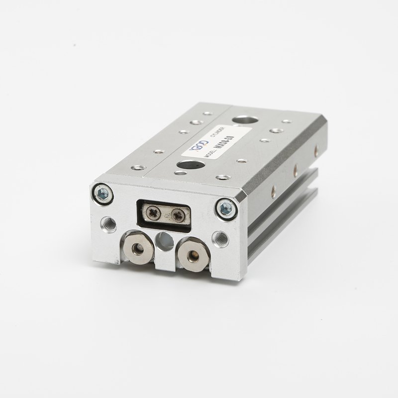 Double piston rod cylinder MXS8-20 double end hydraulic sliding table pneumatic cylinder
