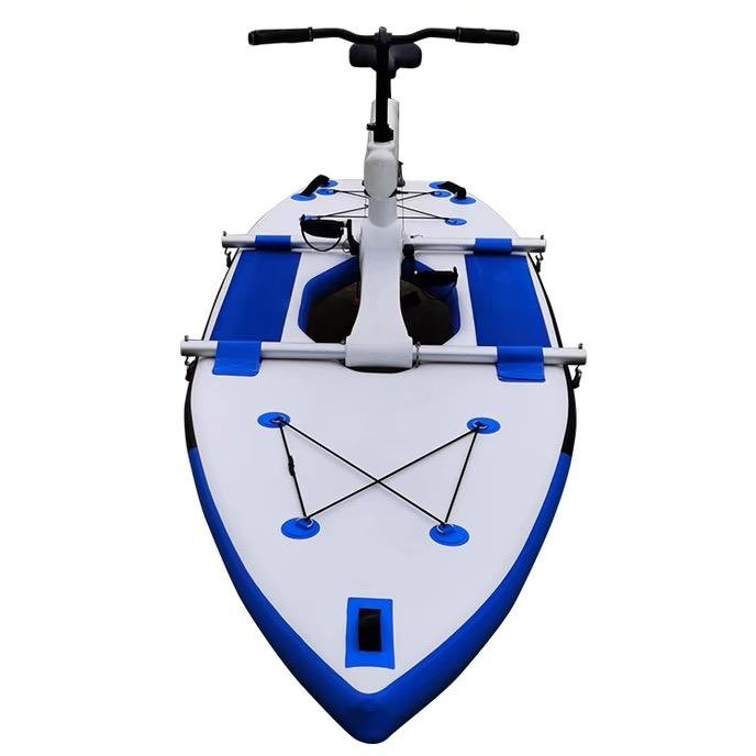 Hot Retail Water Bicycle 7KM/H Pedal Boat Propeller Drive Cycling on Water Bike Boat