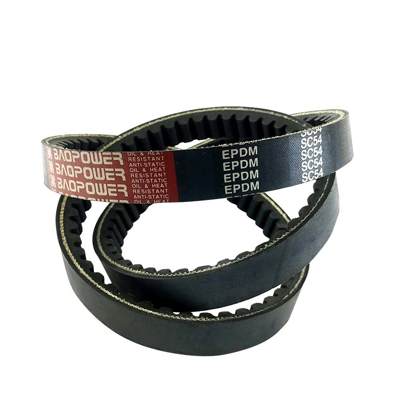 Baopower V Belt Adjustable Industrial Nature Triangle Rubber Wrapped Transmission V Belt