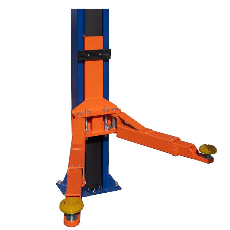 ON-7214DK/4.5 Eounice 4.5Ton clear Floor One Side Manual Release 2 Post Hydraulic Lift Elevadores Para Autos